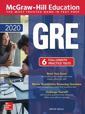 cover image of McGraw-Hill Education GRE 2020